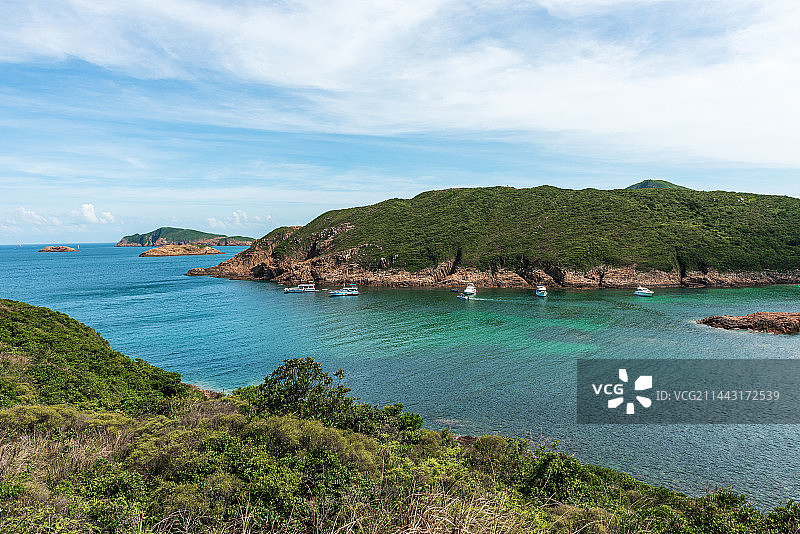 中国香港西贡海岸线风光图片素材