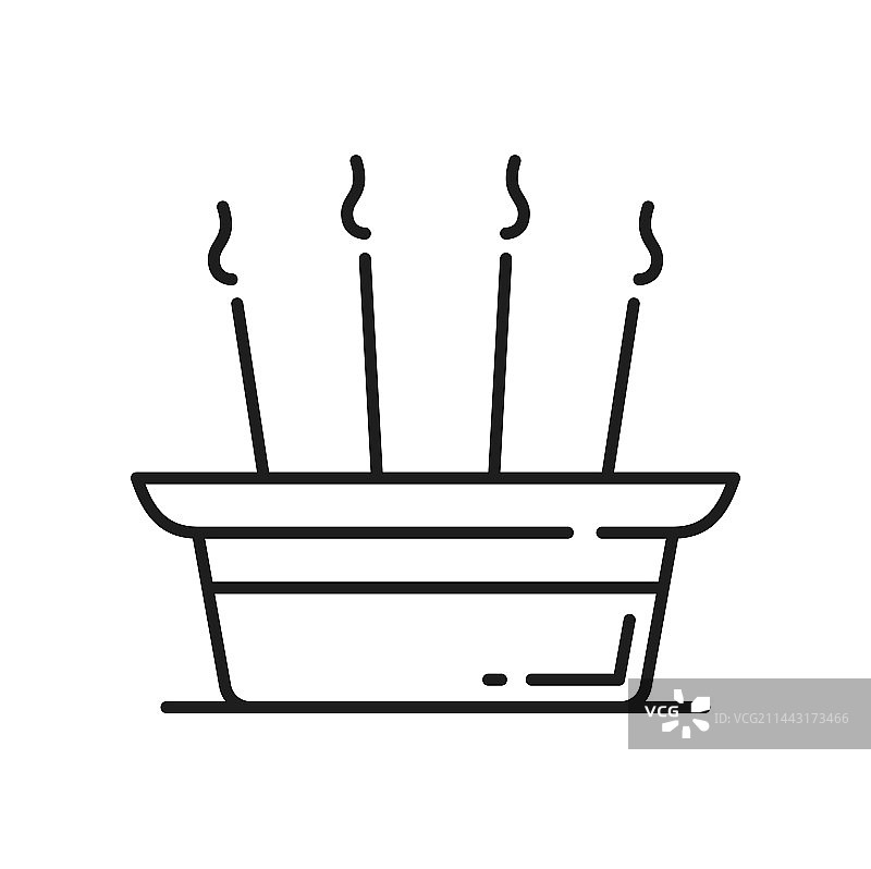 耆那教宗教象征香炉图片素材