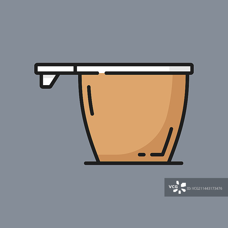 外卖食品盒（塑料汤容器）图片素材