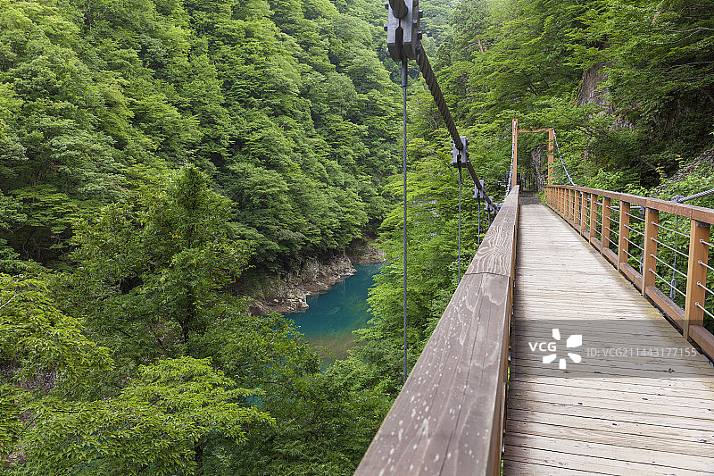 日本秋田县仙北市抱返溪谷图片素材