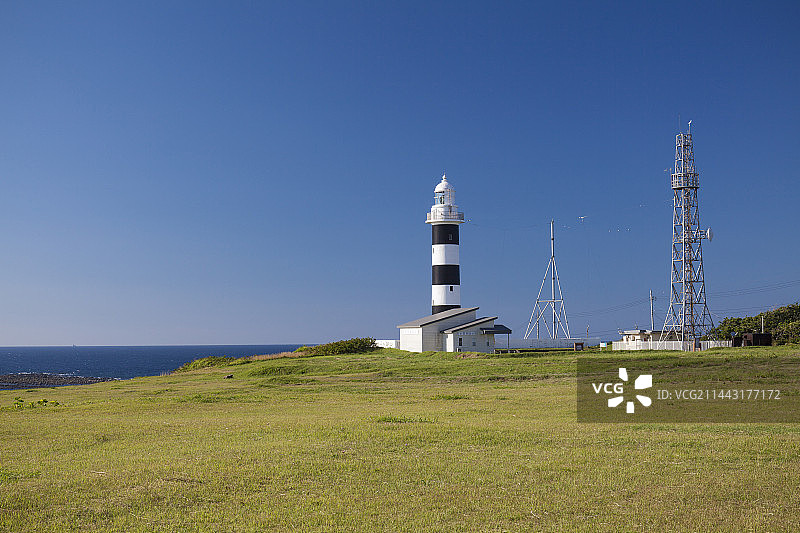入道崎，日本秋田县男鹿市图片素材