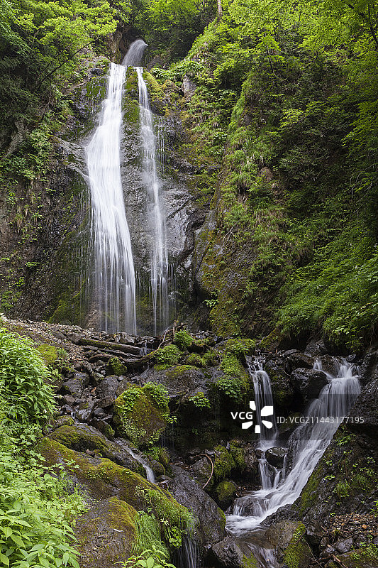日本秋田县仙北市抱返溪谷图片素材