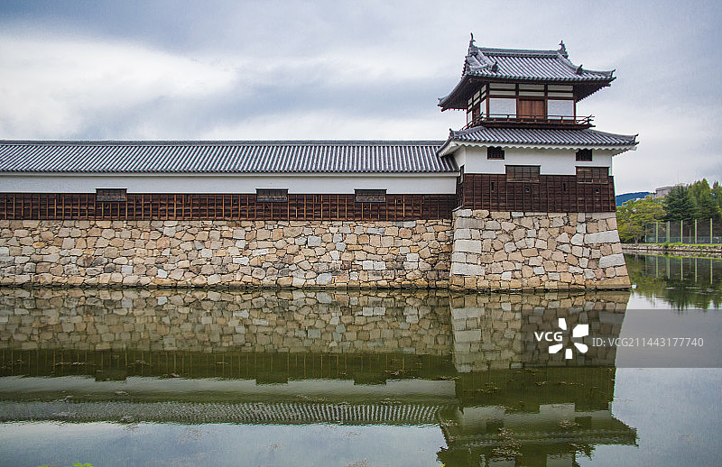 日本广岛城二之丸箭楼图片素材