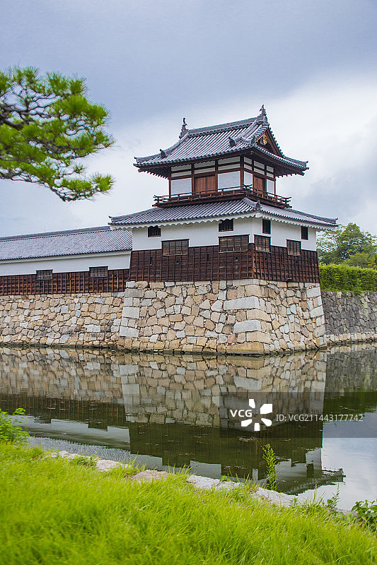 日本广岛城二之丸箭楼图片素材