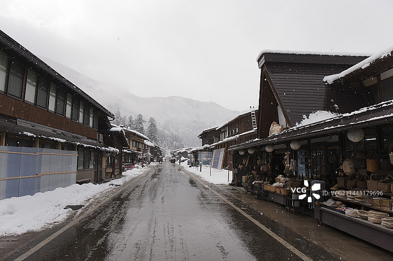 日本岐阜县大野郡白川乡图片素材