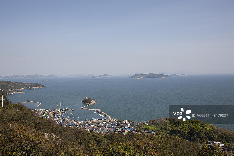 日本广岛县福山市友之浦图片素材