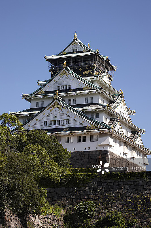 日本大阪城天守阁图片素材