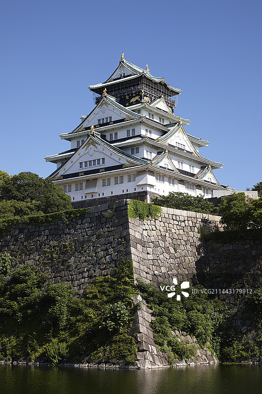 日本大阪城天守阁图片素材
