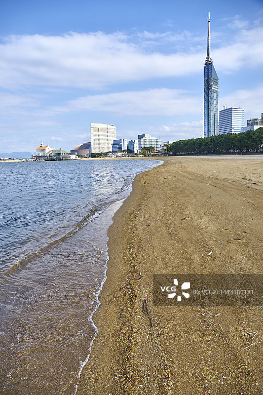 日本福冈县海滨百道海滨公园图片素材