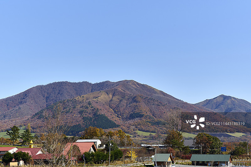 蒜山高原，日本冈山县真庭市图片素材
