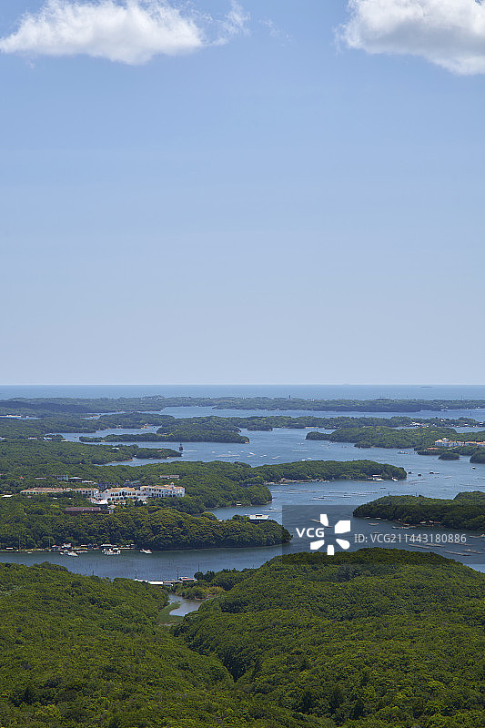 日本三重县志摩市阿戈湾图片素材