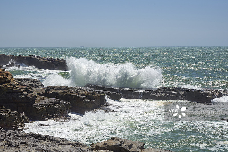 日本和歌山县白滨町千叠敷图片素材