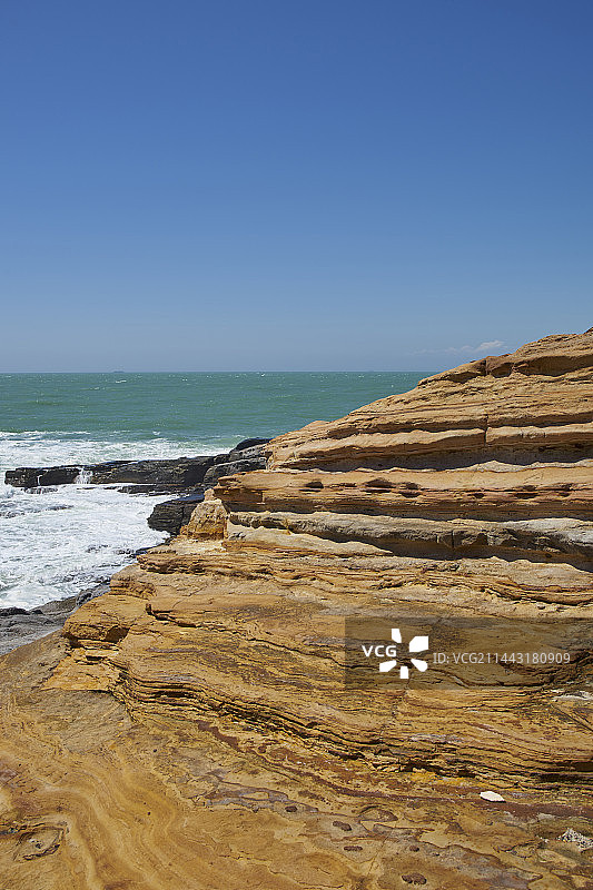 日本和歌山县白滨町千叠敷图片素材