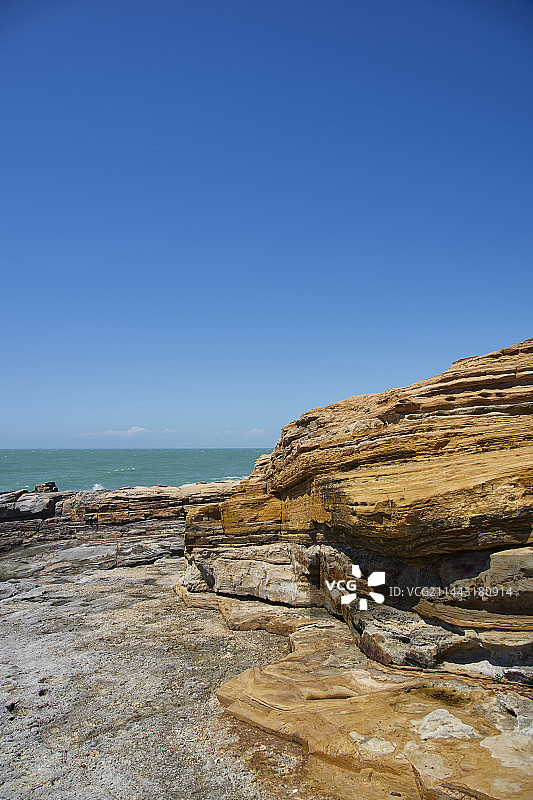日本和歌山县白滨町千叠敷图片素材