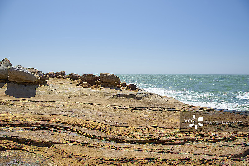 日本和歌山县白滨町千叠敷图片素材