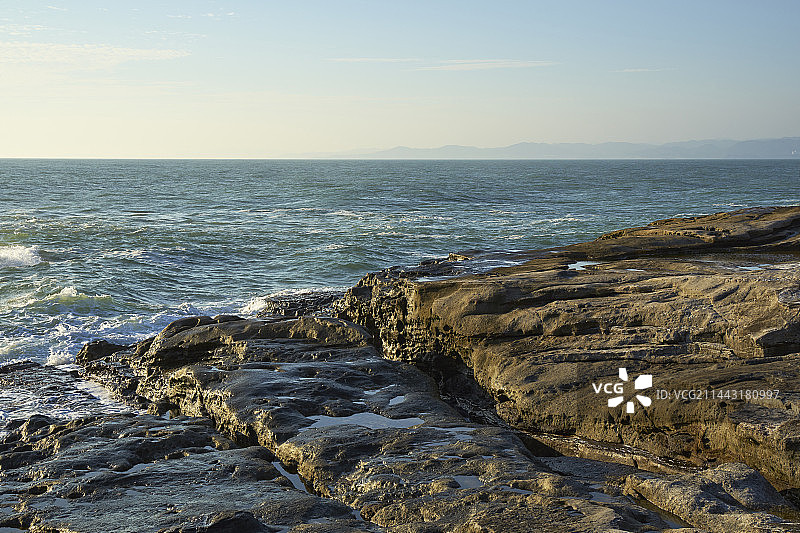 日本和歌山县白滨町千叠敷图片素材