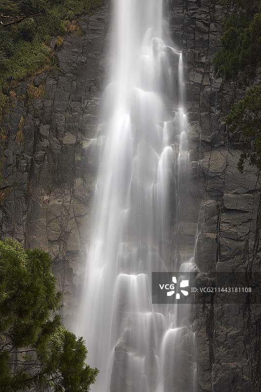 日本和歌山县那智瀑布图片素材