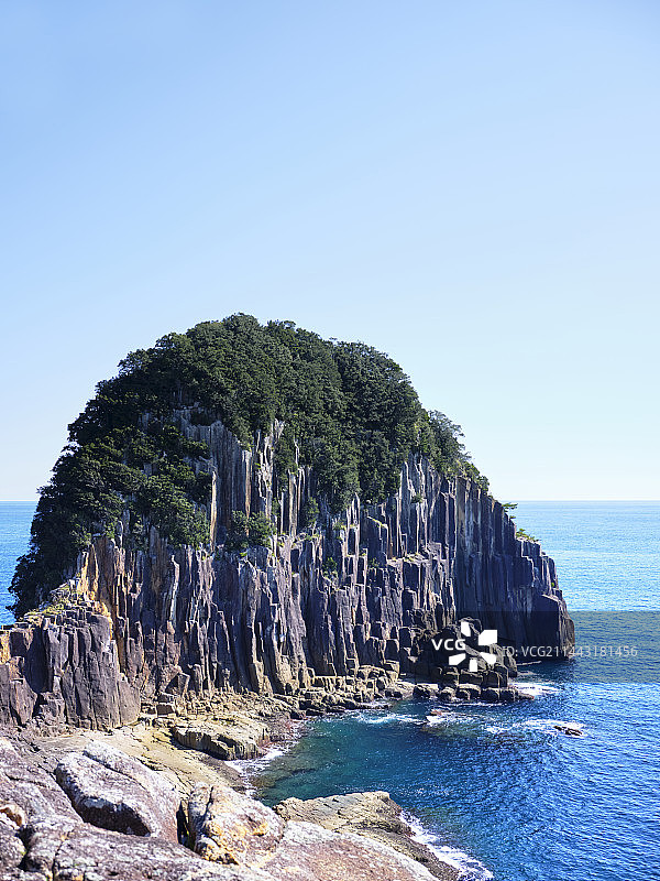 日本三重县熊野市Tategasaki海岸图片素材