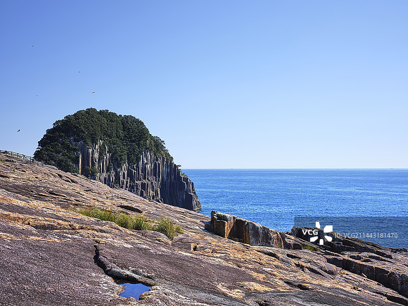 日本三重县熊野市Tategasaki海岸图片素材