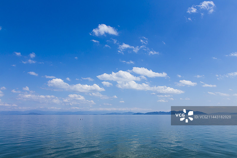 春季的日本滋贺县琵琶湖图片素材