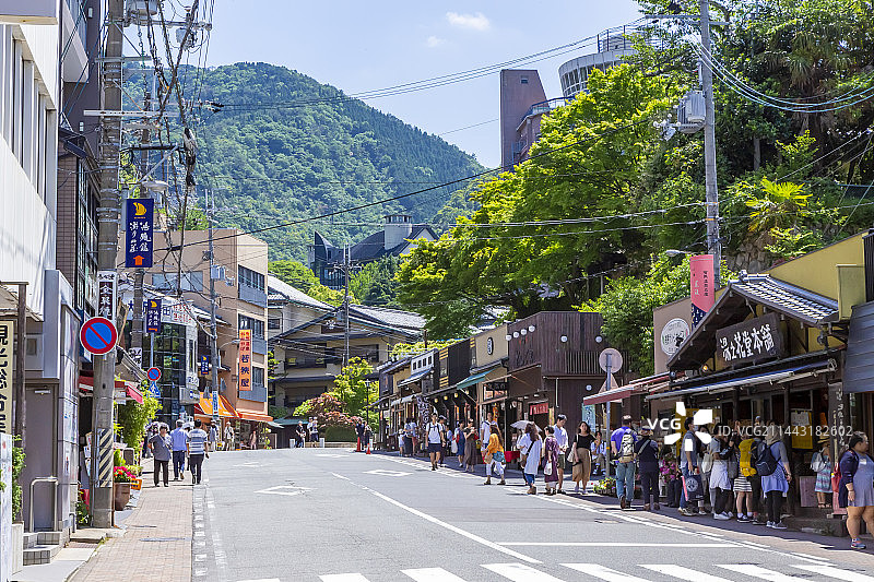 日本兵库县有马温泉图片素材