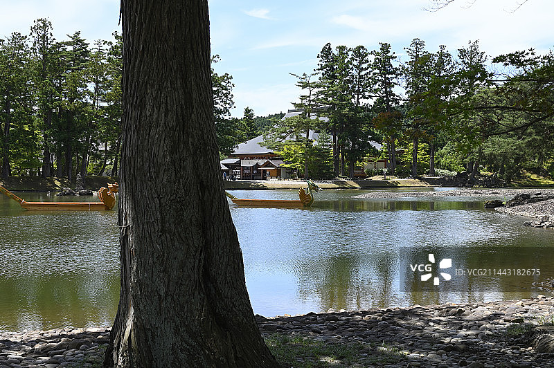 日本岩手县毛越寺图片素材