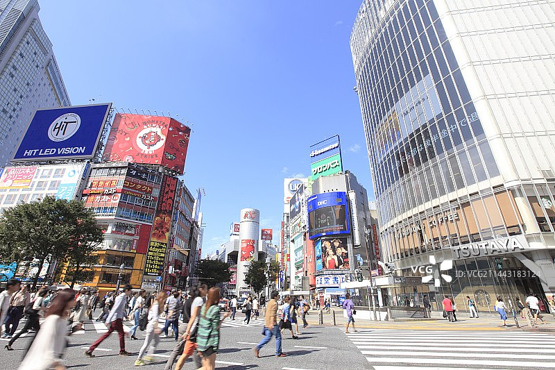 日本东京涩谷车站图片素材