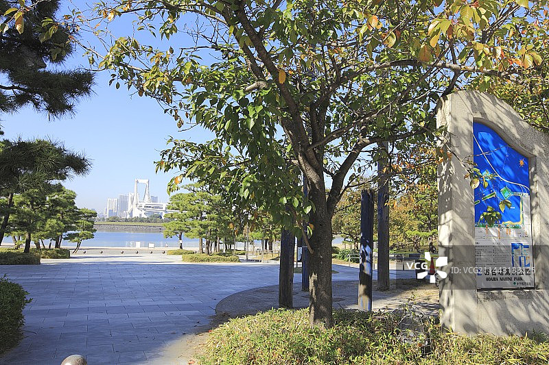日本东京港区台场海滨公园图片素材