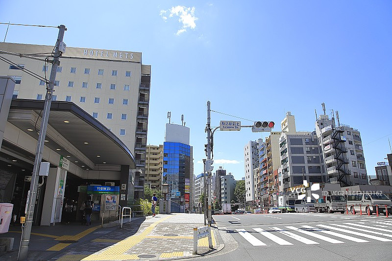 日本东京丰岛区驹込站图片素材