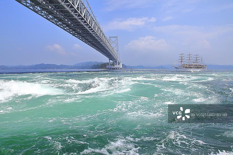 日本德岛县鸣门海峡图片素材