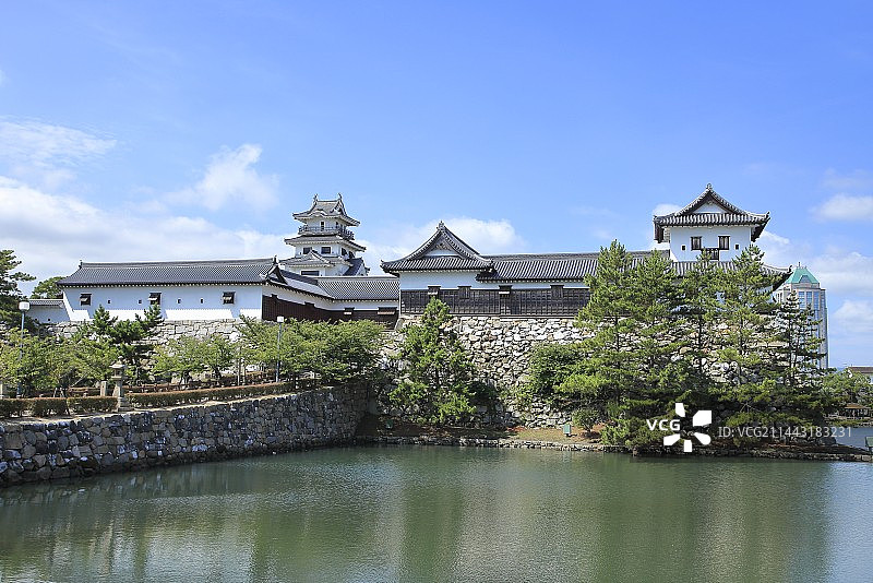 日本爱媛县今治市的今治城图片素材