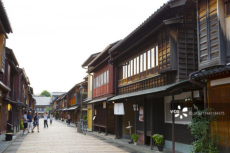 金泽市东茶屋街（日本石川县）图片素材