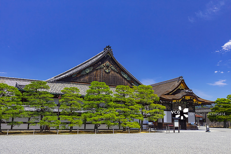 日本京都二条城二之丸御殿图片素材