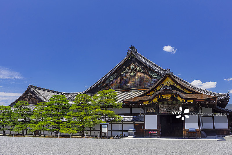 日本京都二条城二之丸御殿图片素材