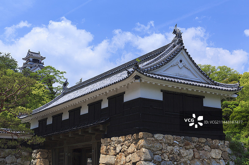 日本高知县高知城图片素材