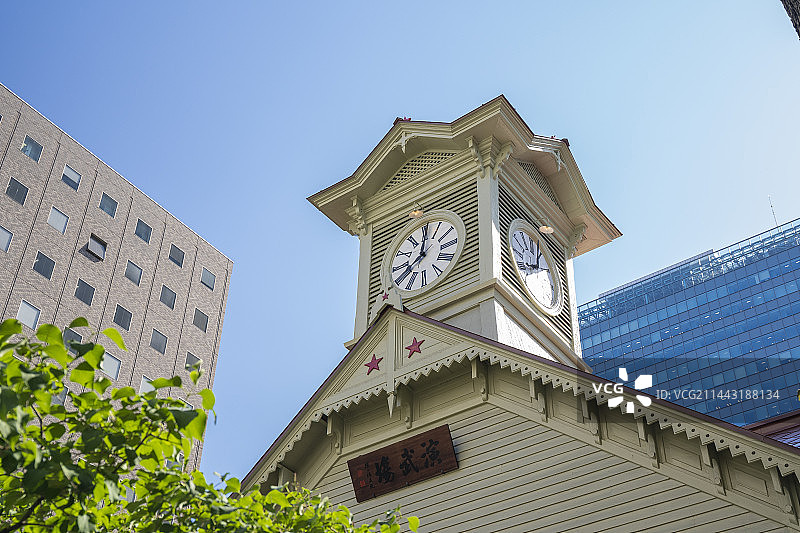 札幌钟楼，北海道，札幌图片素材