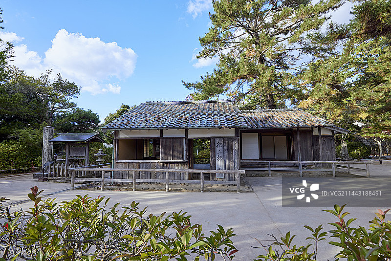 日本山口县萩市松下村塾图片素材