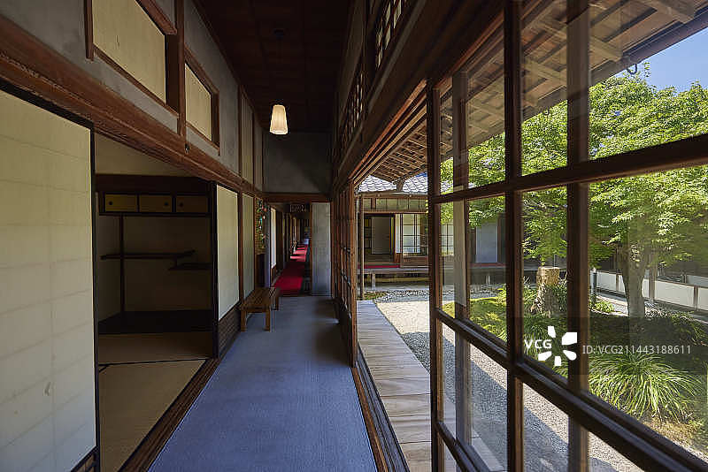 日本山口县下关市长府毛利府邸图片素材