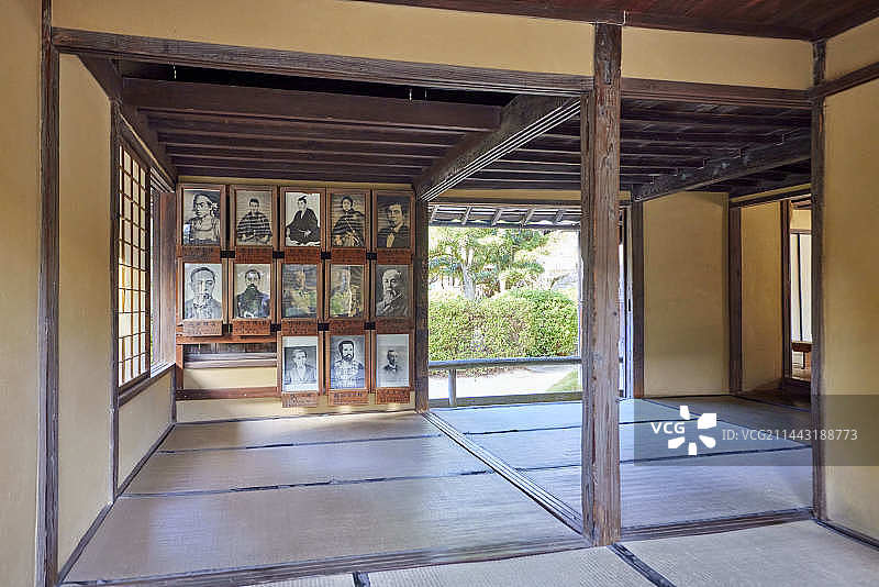 日本山口县萩市松下村塾图片素材