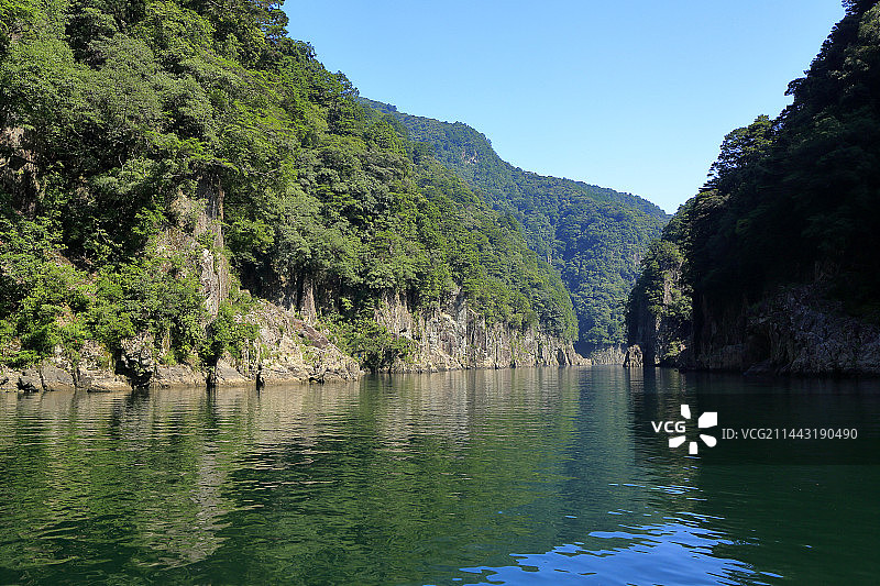 日本和歌山县瀞峡图片素材