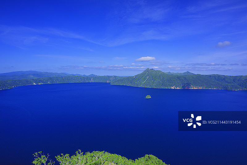 日本北海道摩周湖风光图片素材