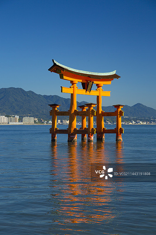 日本宫岛大鸟居图片素材