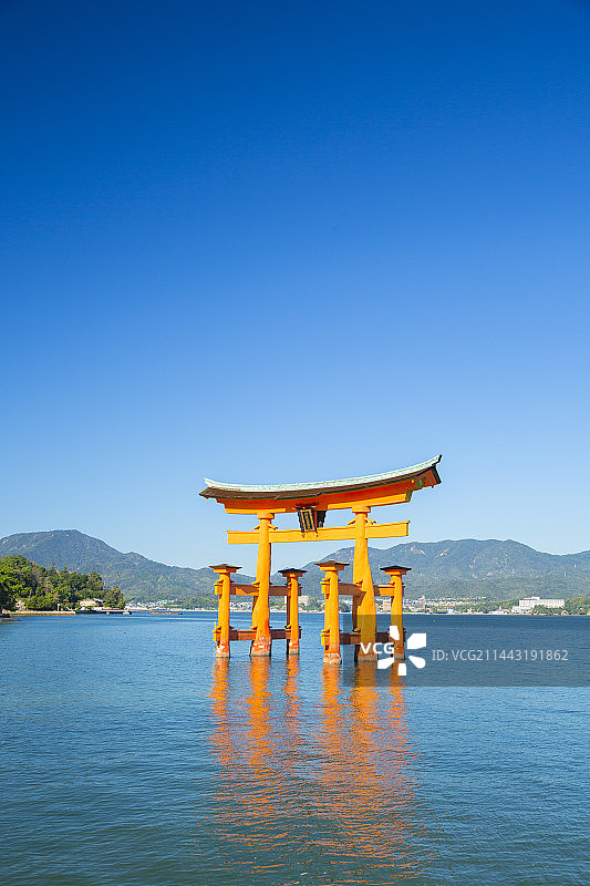 日本宫岛大鸟居图片素材