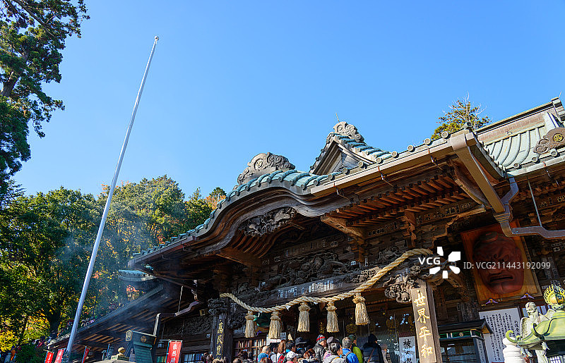 东京八王子高尾山的秋色图片素材