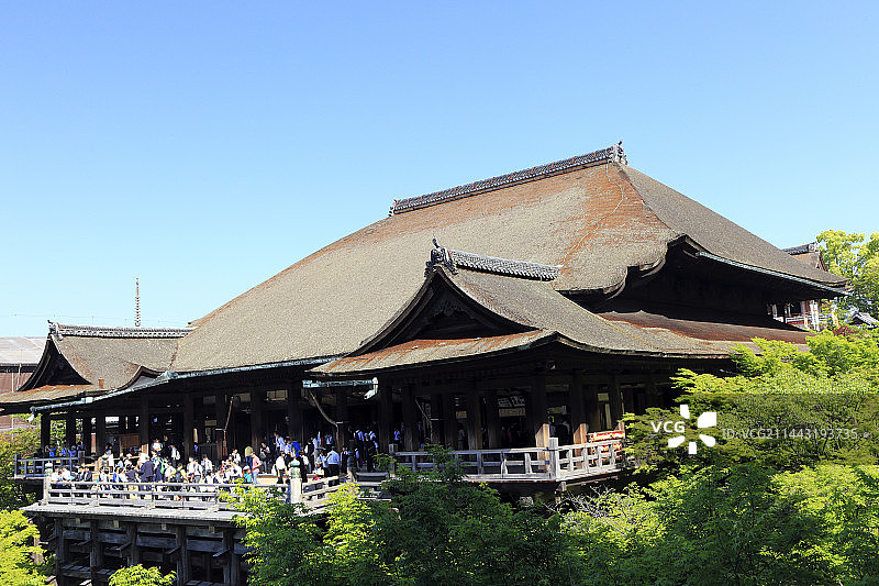 京都清水寺舞台图片素材