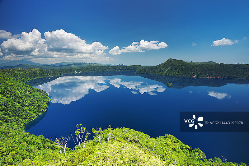 日本北海道摩周湖图片素材