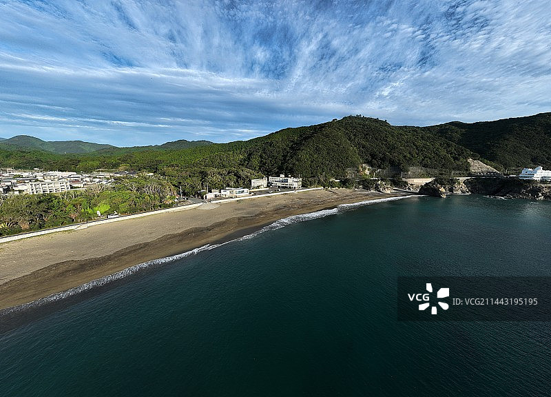 日本德岛县美波町大滨海岸图片素材