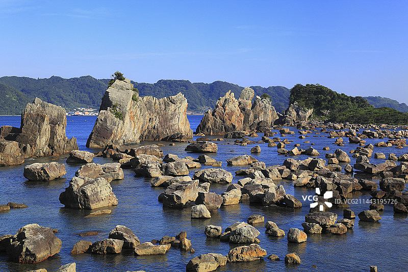 日本和歌山县桥杭岩图片素材