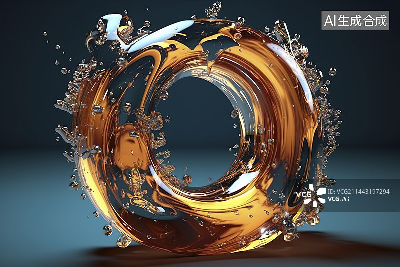 【AI数字艺术】字母O图片素材