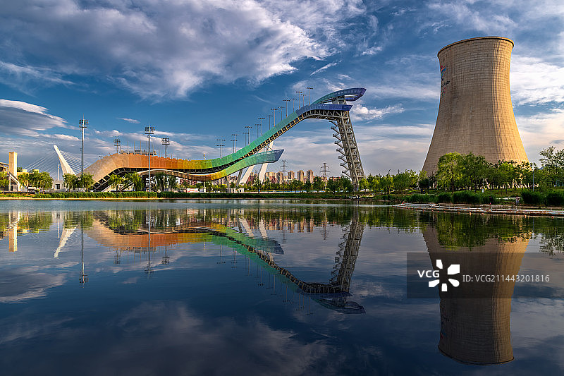 首钢园冬奥大跳台图片素材